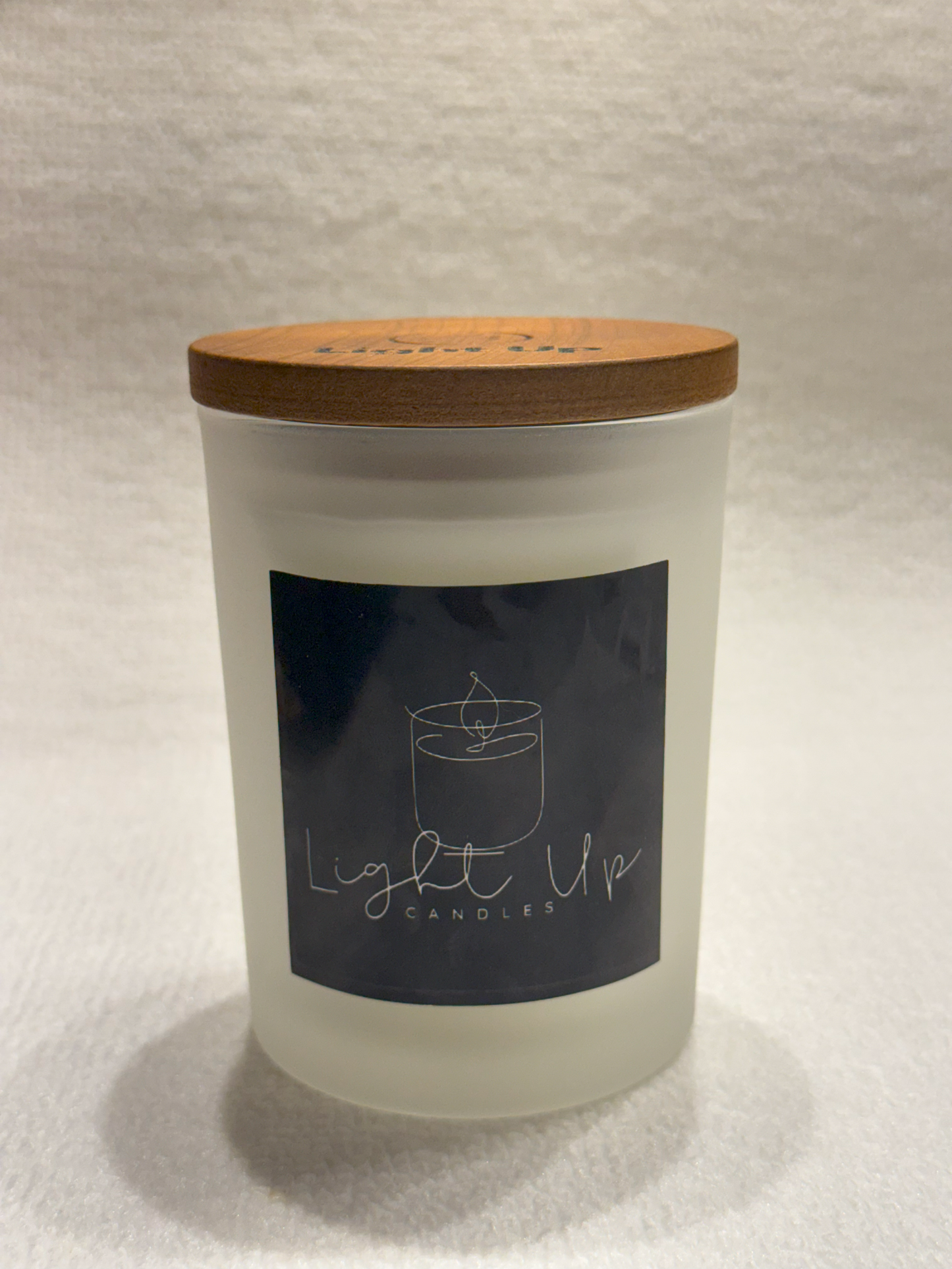 Light Up Scented Candle, Peace & Tranquility, Cashmere Jasmine, 8oz