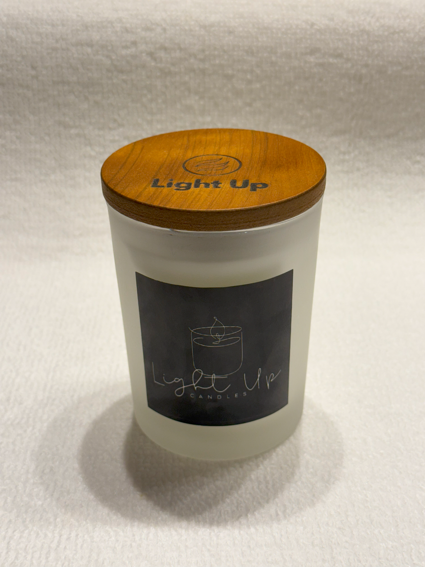 Light Up Scented Candle, Peace & Tranquility, Cashmere Jasmine, 8oz