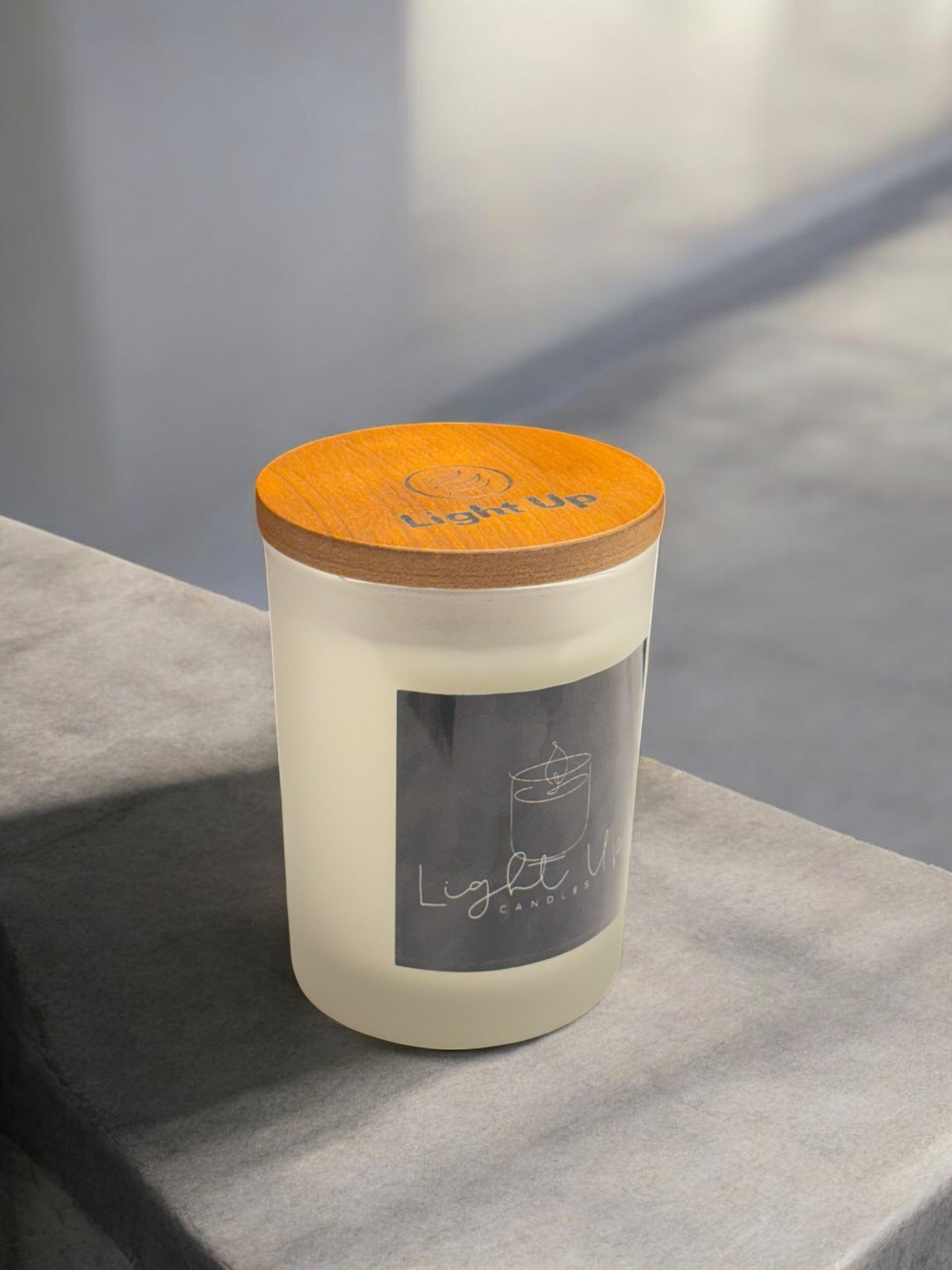 Light Up Scented Candle, Peace & Tranquility, Cashmere Jasmine, 8oz