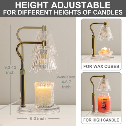 Vintage Candle Warmer Lamp (Crystal)