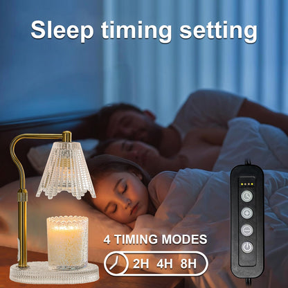 Vintage Candle Warmer Lamp (Crystal)